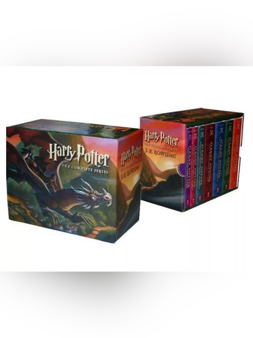 Harry Potter The Complete Series Illustrated Slipcase - Multicolor